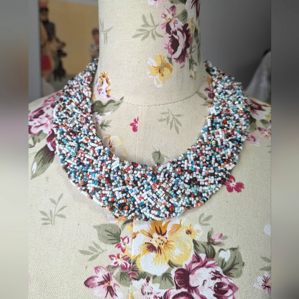 Bohemian Beaded‎ Chocker